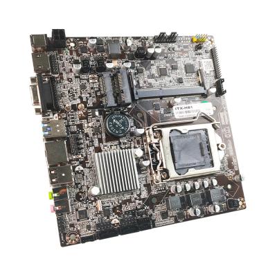 Cina Scheda madre ITX H81 LGA1150 Supporto 16 GB DDR3 1600 Mhz 1300 Mhz Memoria in vendita