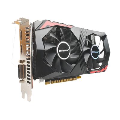 中国 PCWINMAX GeForce GTX 1050 Ti グラフィックカード 4GB DDR5 128 ビット デュアルファン 650MHz 1800MHz 周波数 1050Ti デスクトップ GPU 販売のため