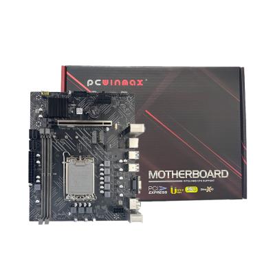 Cina PCWINMAX H610 DDR4 Micro ATX LGA 1700 Motherboard con M.2 PCIe 4.0 per desktop in vendita