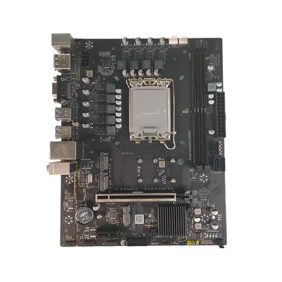 Chine PCWINMAX Nouveau B760 LGA1700 DDR4/DDR5 mATX Dual M.2 PCIe 4.0 Support de carte mère 12e 13e 14e i3 i5 i7 à vendre