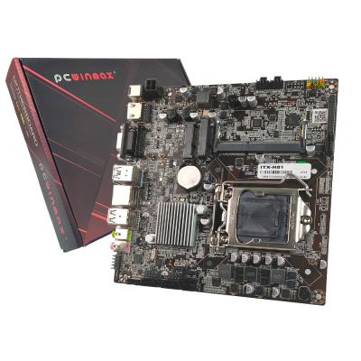 China PCWINMAX H81 LGA 1150 Mini ITX PC placa-mãe Suporte 16GB DDR3 1600Mhz 1300Mhz Memória Original Placa Mae à venda