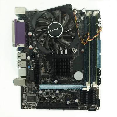 China PCWINMAX G31 Set Moederbord LGA775 met Fan Procrssor E5 CPU DDR2 2 GB RAM x 2 Desktop Moederbord Combo Te koop