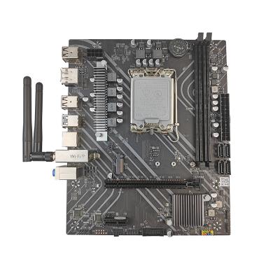 Cina PCWINMAX H610 Wifi DDR4 LGA 1700 Socket mATX Motherboard per la 12a 13a 14a generazione Intel Core i3 i5 i7 in vendita