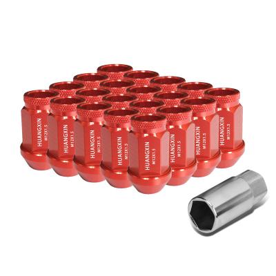 China 7075 Aluminum Aluminum Racing Wheel Lug Nuts Car Modification for sale