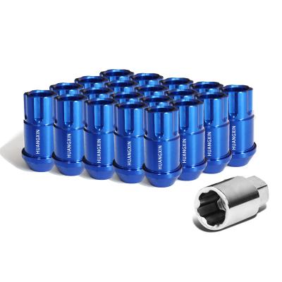 China Lightweight Aluminum Lug Nut Racing Wheel Nut M12 For Car Modification for sale