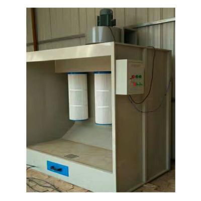 China Portable Manual Powder Spray Booth, Heating Oven, Powder Recovery Machine for sale