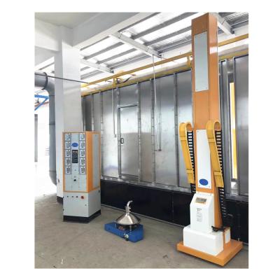 China Automatic metal powder coating robot painting machine with reciprocator /powder barrel for sale