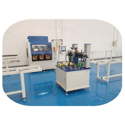 China Amachine thermal cut-off profile assembly line-knurling knurling machine for sale