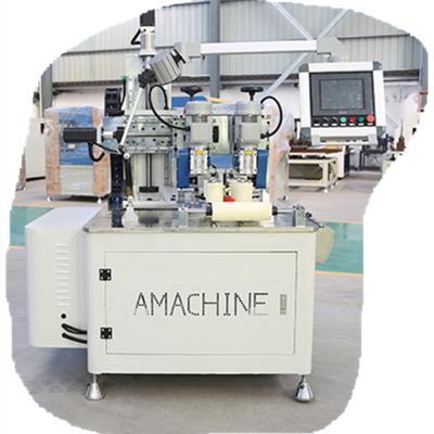 China Excellent Aluminum Aluminum Profile Knurling Thermal Cut Machine With Strip Conductor For Window And Door for sale