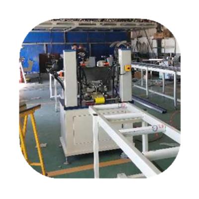 China Automatic aluminum knurling machine with inserting for aluminum profiles for sale