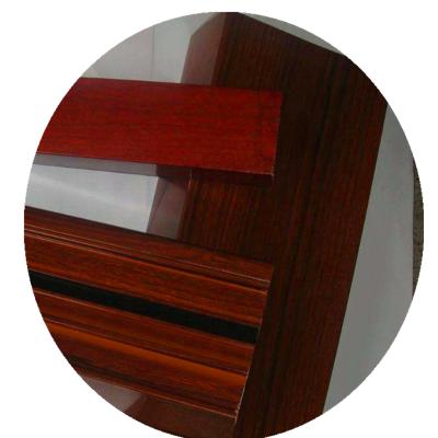 China Aluminum PET 3d Wood Effect Film For Aluminum Profile Vacuum Heat Transfer for sale