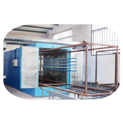 China AL/Steel Profiles Professional Industrial Automatic Powder Coating Line_curing Oven for sale