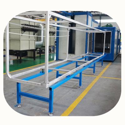 China AL/Steel Profiles Best Design Control Cabinet Automatic Powder Coating Line for sale