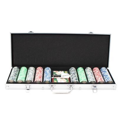 China For Poker Chips Game 500sets Premium Custom Logo Poker Chips Poker Chips Casino With Aluminum Poker Chip Case for sale