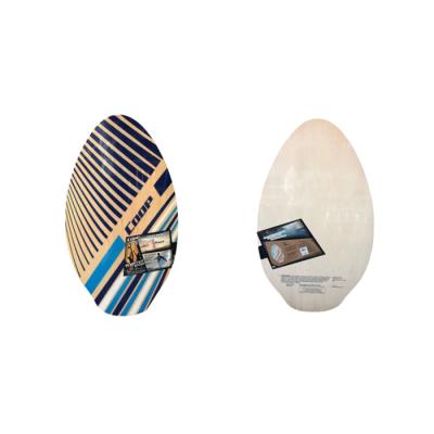 China Custom Wholesale Custom Color Box Size Wooden Skimboard Different Sizes For Family for sale