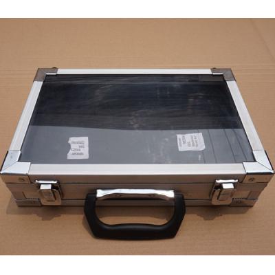 China Custom Multi Mini Small Portable Aluminum Frame Multimeter Toy Gift Acrylic Briefcase for sale