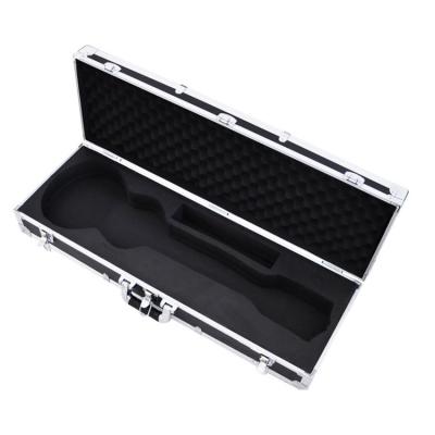 China Factory Wholesale Custom Aluminum Guitar Case Portable Gitar/Bass Sturdy for sale