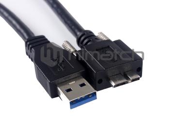 China Der runden Form-USB3 Kern Visions-des Kabel-9 5 Meter mit Feststellschraube RoHS konform zu verkaufen