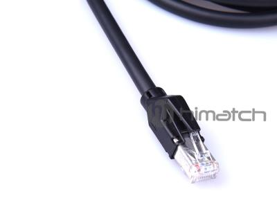 China Industrial Gigabit Ethernet Cable RJ45 Plug 30 - 80V For Data Transmission for sale