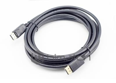 China 1080P Black Displayport Connector Cable / MINI DP TO DP Cable With PVC Jacket zu verkaufen