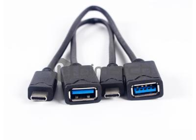 China Port USB Type C To USB 3.0 Cable Female For Data Transmission / Charging for sale