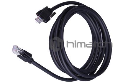 China Hohes Flex- Cat5e/Cat6A-Ethernet-Kabel/industrielles Ethernet-Kabel mit Rändelschrauben-Verschluss für GiGE-Kamera zu verkaufen