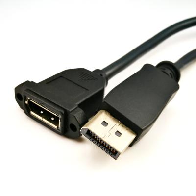 China Professional Displayport 1.2 Cable Black Color For LCD Display Screen for sale