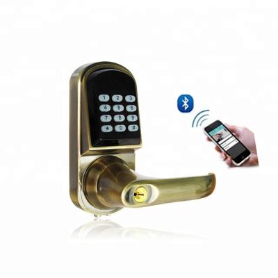 China 36-50mm (thickness) B-luetooth door lock by mobile phone intelligent lock management systems for sale