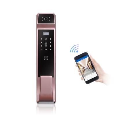 China Zinc Alloy Smart Lock Combined Video And Biometric Phone Unlock (iLock 8) for sale