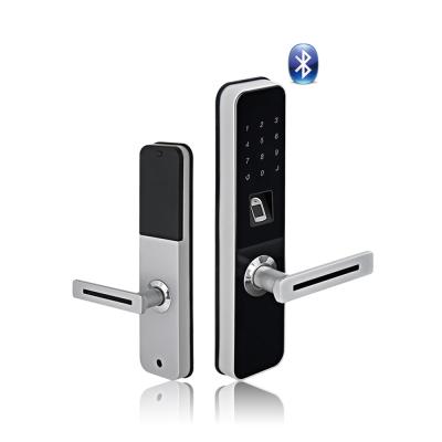 China Fingerprint zinc alloy intelligent smart door lock with remote mointoring video (iLock vision) for sale