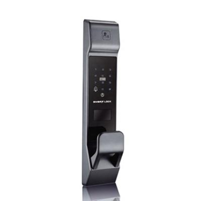 China Zinc alloy smart door lock with fingerprint recognition mode for sale