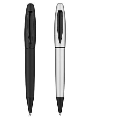 China office & School Pen Balances High Quality Black Matte Color Twist Finish Metal Ballpoint Pen for sale