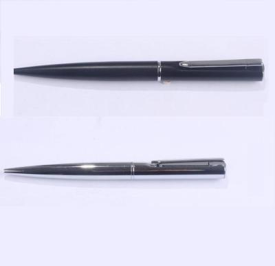 China New 2021 agriculture black or chrome color wholesale gift metal matte cheap ballpoint pen for sale