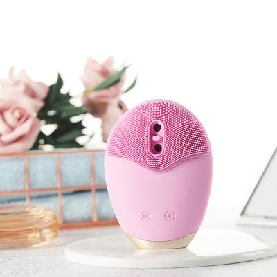 China Automatic Exfoliators Foam Silicone Exfoliating Waterproof Cordless Electric Wash Massage Facial Clean Brush for sale