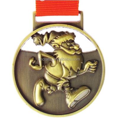 China Hot Sale Wholesale 3D Santa Claus World Christmas Medal for sale