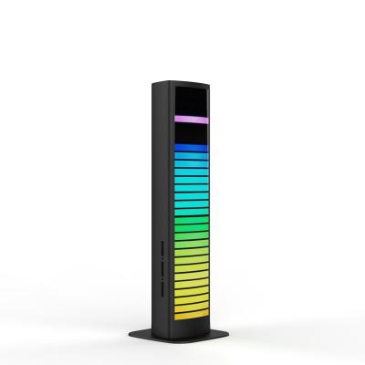 China 2021 new colorful light bluetooth LED phone and soundbar function 2021 loud speaker TV for sale