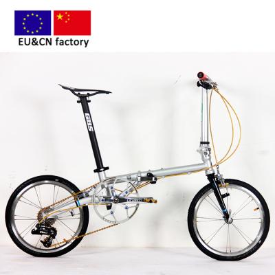 China Racing Fnhon DIY Brand Fold Bike 17/20 Inch Handmade Art Custom Portable Super Light Speed ​​Folding Personal Adult Bikes for sale