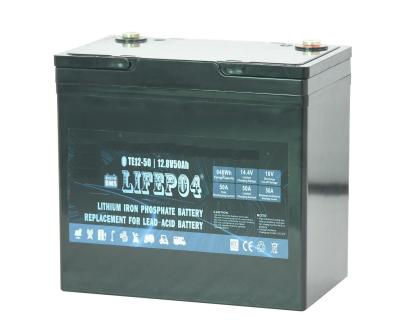 China ABS de Draagbare Reservebatterij Lifepo4 12v 50ah van het Machtslithium Te koop