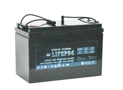 China Tragbarer Batterie-Lithium-Batterie-Satz 24v 50ah Lifepo4 zu verkaufen