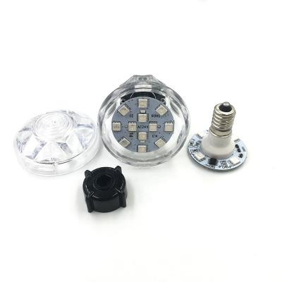 China Theme Fun Turn E14 16led AC24V Decorative Lighting Cabochon Led Auto RGB Program for sale