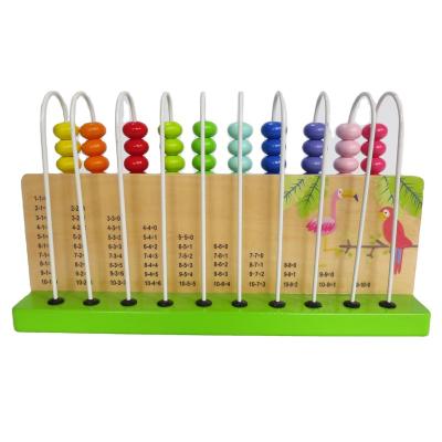 China Eductional Preschool Toys Wooden Education Math Abacus Toy Set for sale