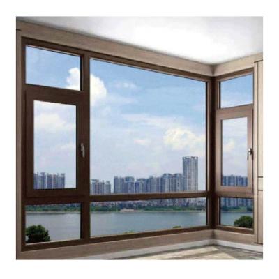 China Energy Saving Folding Screen Casement Window With One Piece Broken Window Wind Stay Bridge Casement China Tilt And Turn Aluminum Casement Wind for sale