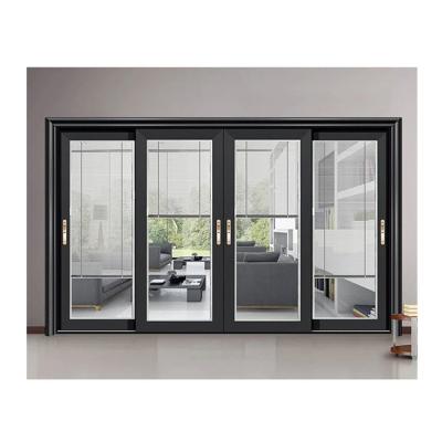 China Sound Insulation Waterproof Large Size Luxury Elevator Acoustic Sliding Doors Sliding Glass Doors With Sight Glass Interior Large Canopy Sliding Doors for sale