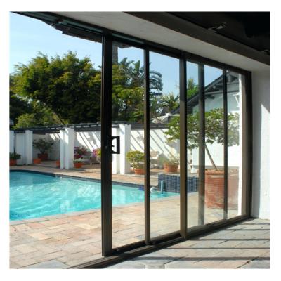 China Australian Front Door Design Aluminum Patio Glass Door As 2047 Modern Contemporary Sound Insulation Window Top Fast Delivery For Thailand Vietnam for sale