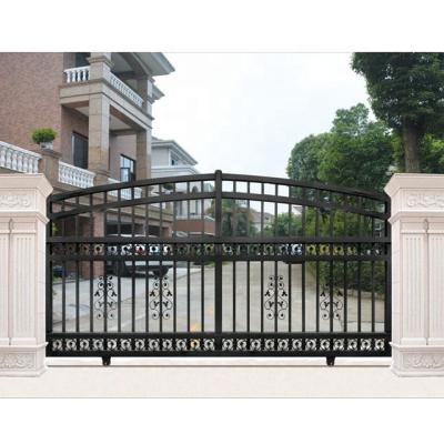 China Modern Automatic Driveway Yard Style Easily Assembled Aluminum Sliding Gate/Aluminum Gates And Fences Design With Factory Price for sale