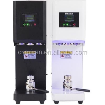 China Food can sealing machine, automatic model 100C, for sealing cans bottles and cups canning system, can seamer for sale