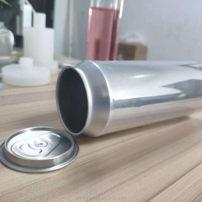 China 330ML Aluminum Beverage Cans And PET Empty Bottles With Lids 330ML 500ML 650ML With Can Sealing Machine for sale