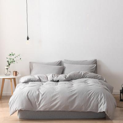 China Wholesale Disposable OEM Duvet Cover Household Bedding Sheet Gray Home Winter Luxury High Quality Bedding Set for sale