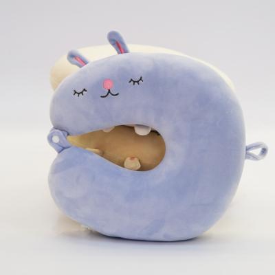 China 2021 Fashion Anime Anti-Static Animal Model Super Soft And Fluffy Easy To Sleep Plush Stuffed Memory Foam U Shaped Neck Pillow for sale