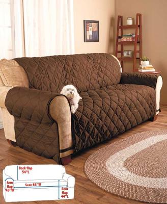 China Durable Quilted Pattern L Shape Sofa Diamond Cover for sale